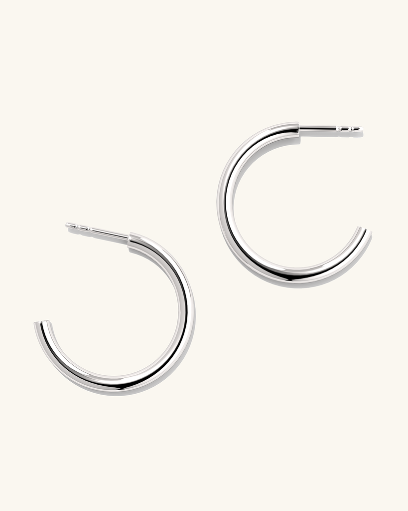 Plaatina vermeil suured Pepa kõrvarõngad.