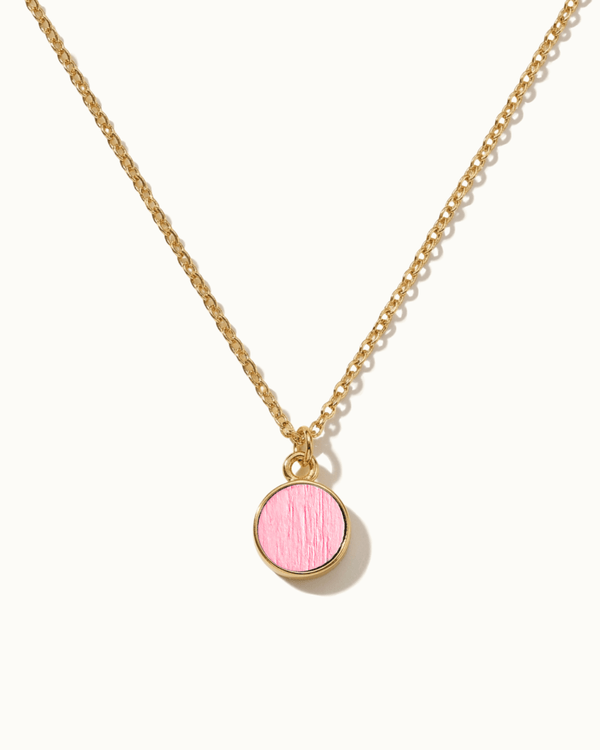 VIBE WOOD PENDANT・BABY PINK